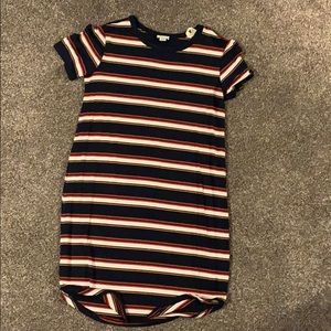 Striped T-shirt dress
